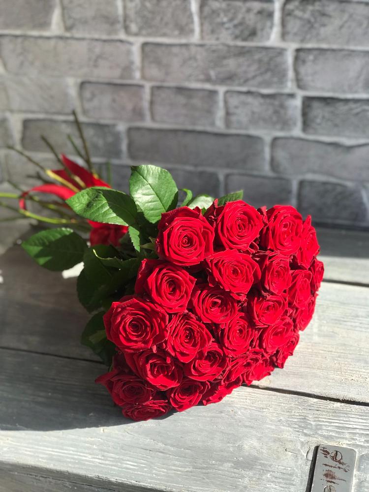 Букет Красные розы Фридом в Суворовское Крым