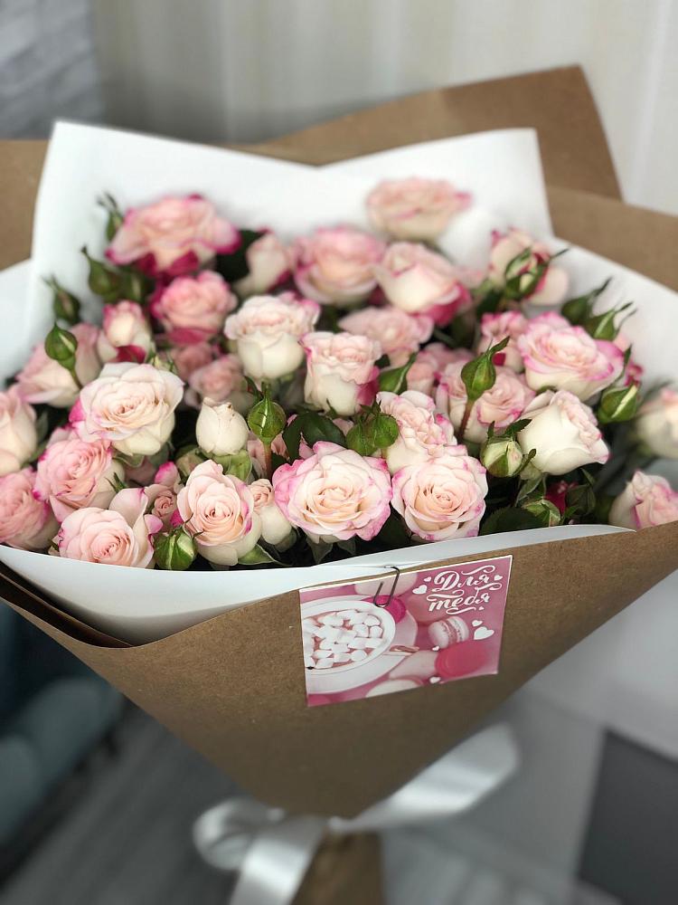 Букет теплый ветер в Суворовское Крым Букет цветов из: Розы в Суворовское Крым