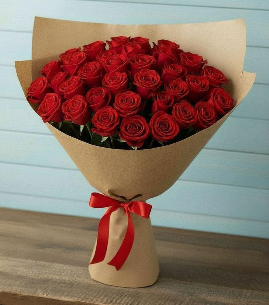 Букет Красные розы Милано в Суворовское Крым
