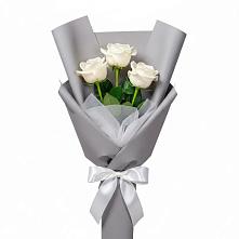 Букет 3 белые розы #REPLACE_PRED# Суворовское Крым Букет 3 белые розы #REPLACE_PRED# Суворовское Крым