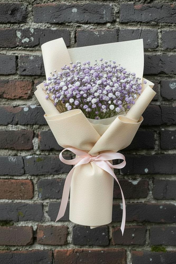 Букет цветов из: Гипсофила в Суворовское Крым