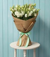 Букет Утренняя Свежесть в Суворовское Крым Букет цветов из:  Лизиантусы в Суворовское Крым