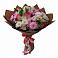 Букет Розовое очарование в Суворовское Крым Букет цветов из: Хризантемы, Альстромерии и Розы в Суворовское Крым