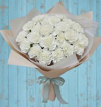 Букет Хрустальное утро в Суворовское Крым Букет цветов из:  Гвоздики в Суворовское Крым