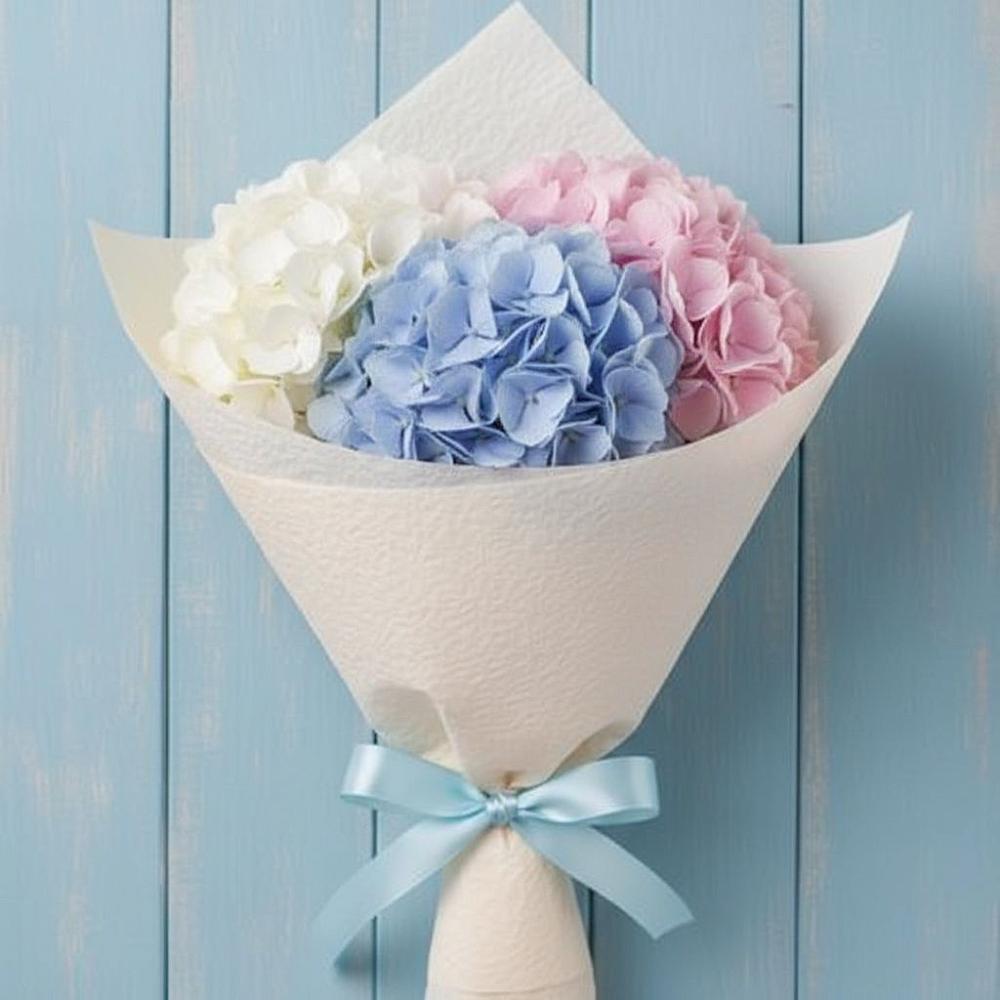 Букет Нежная гортензия в Суворовское Крым Букет цветов из: Гортензия в Суворовское Крым